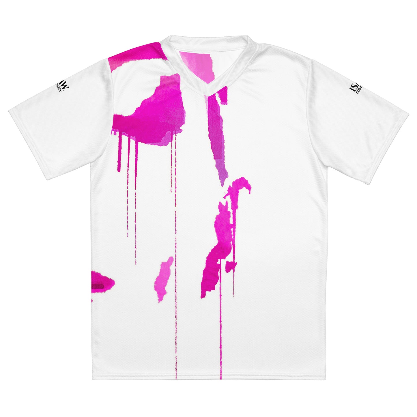 Tracks of My Tears - Womens Pink Sports Jersey - iSAW Company