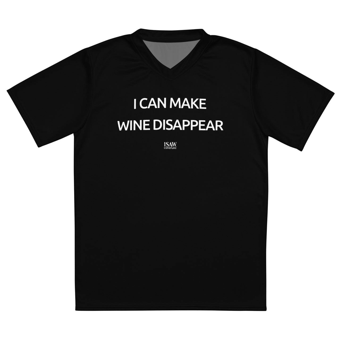 I Can Make Wine Disappear - Womens Black Sports Jersey - iSAW Company