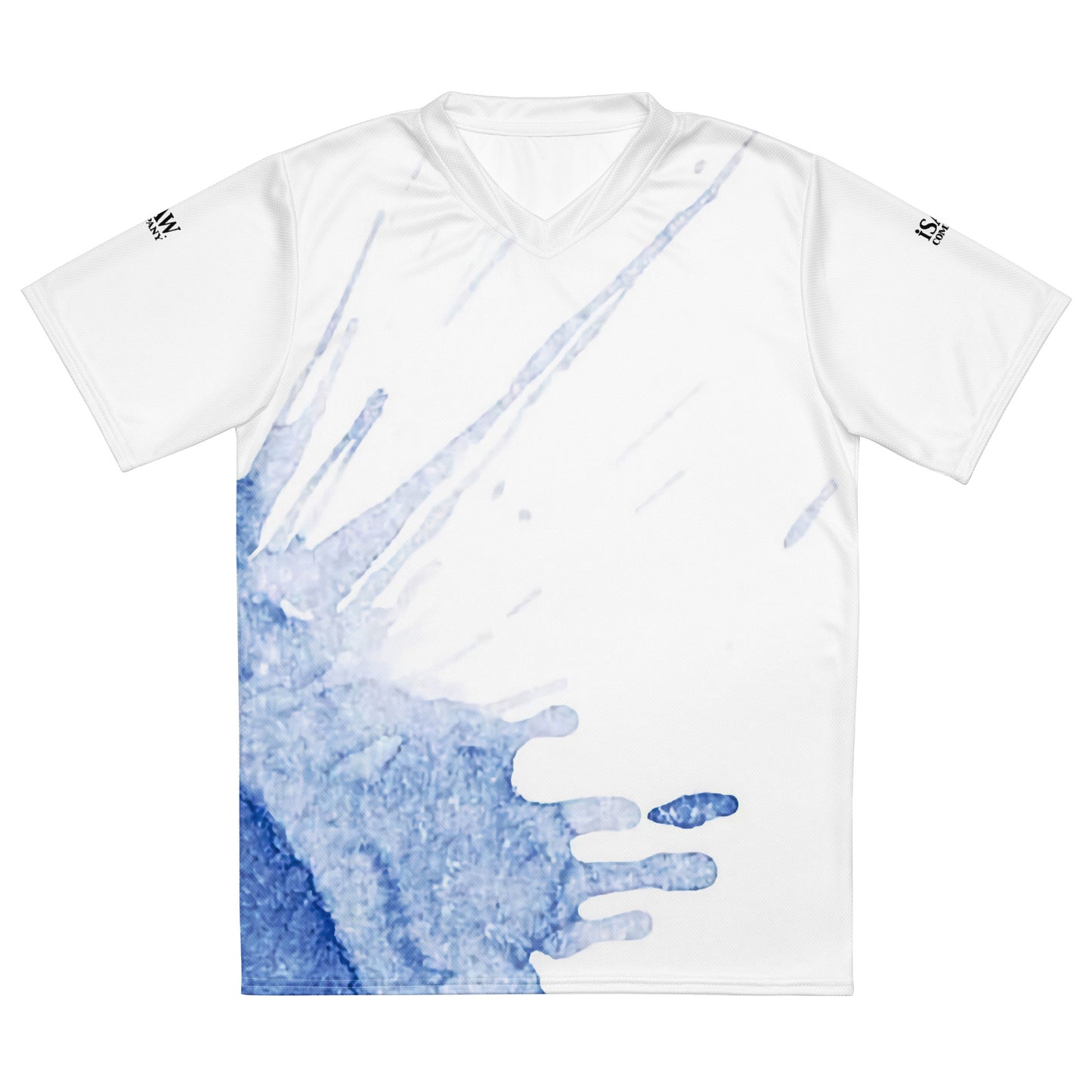 Watercolour Blue Splash - Unisex Sports Jersey - iSAW Company