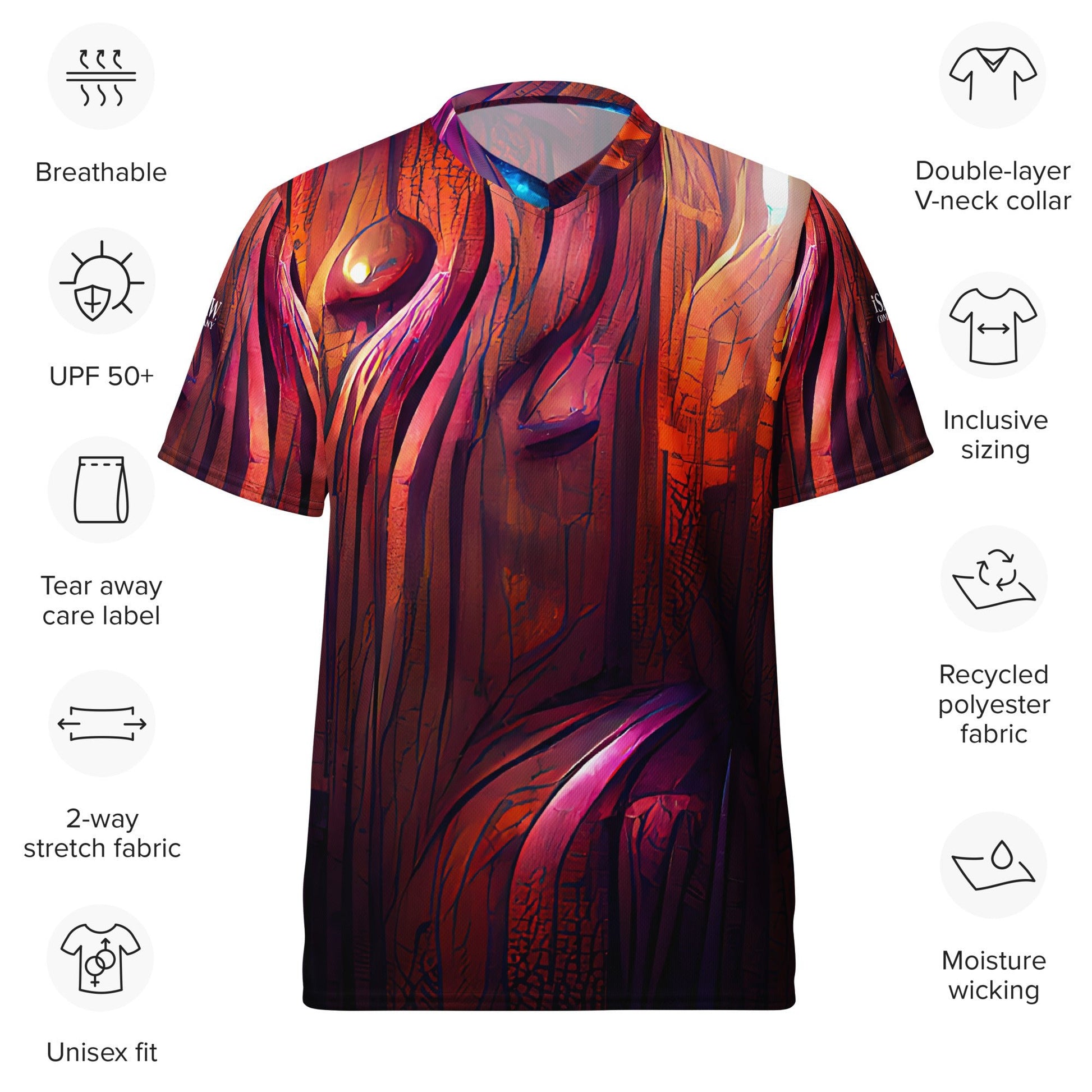 Hardwood - Unisex Sports Jersey - iSAW Company