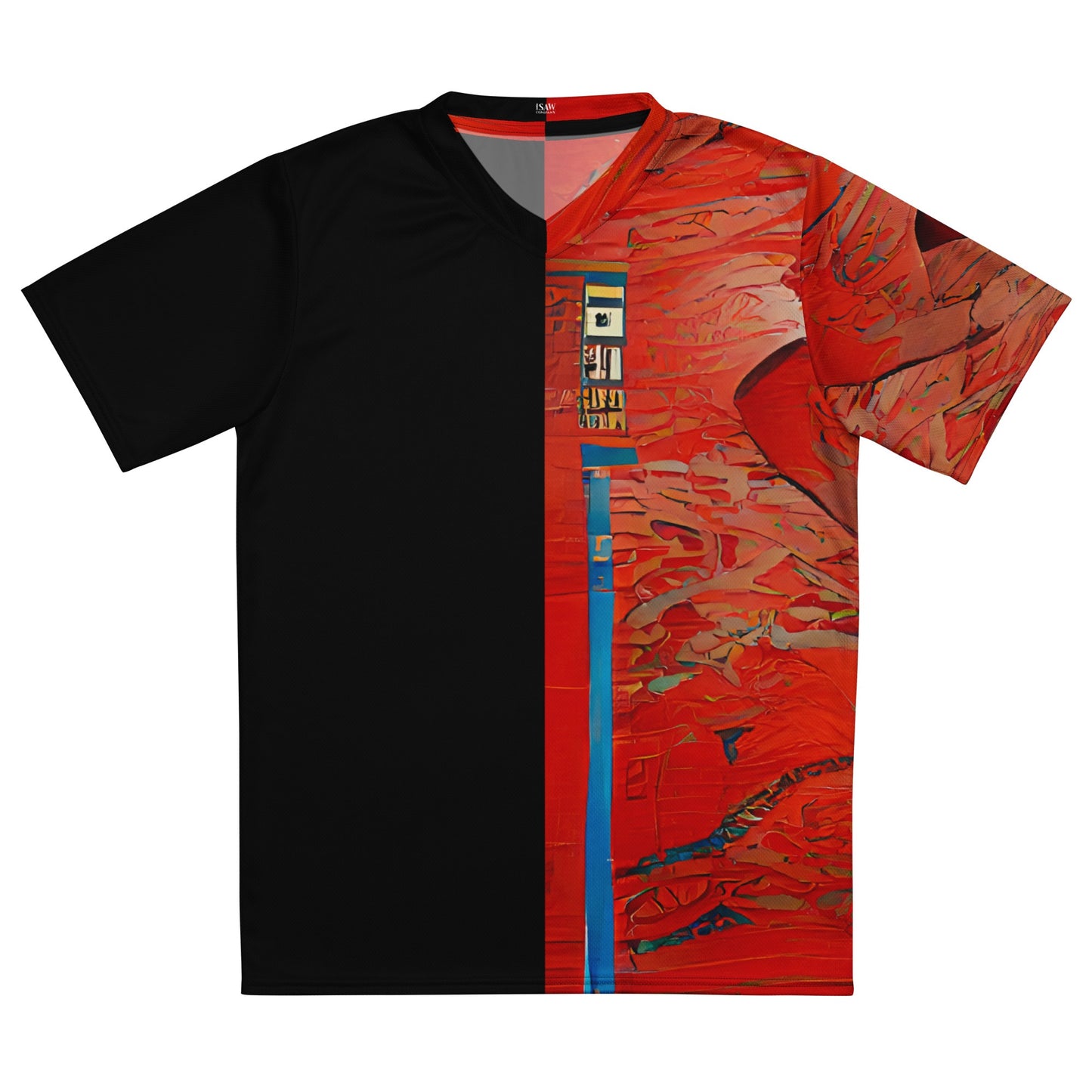 Half Black Half Hónghǎi - Unisex Sports Jersey - iSAW Company
