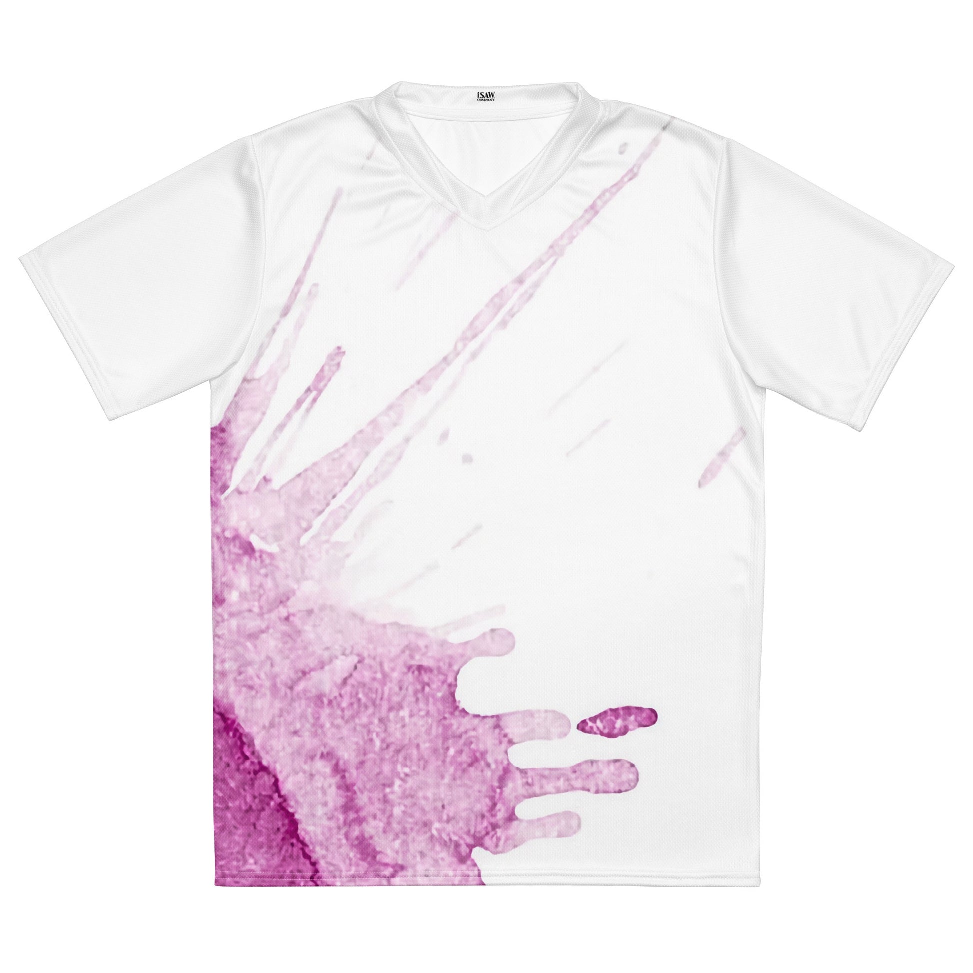 Watercolour Pink Splash - Unisex Sports Jersey - iSAW Company