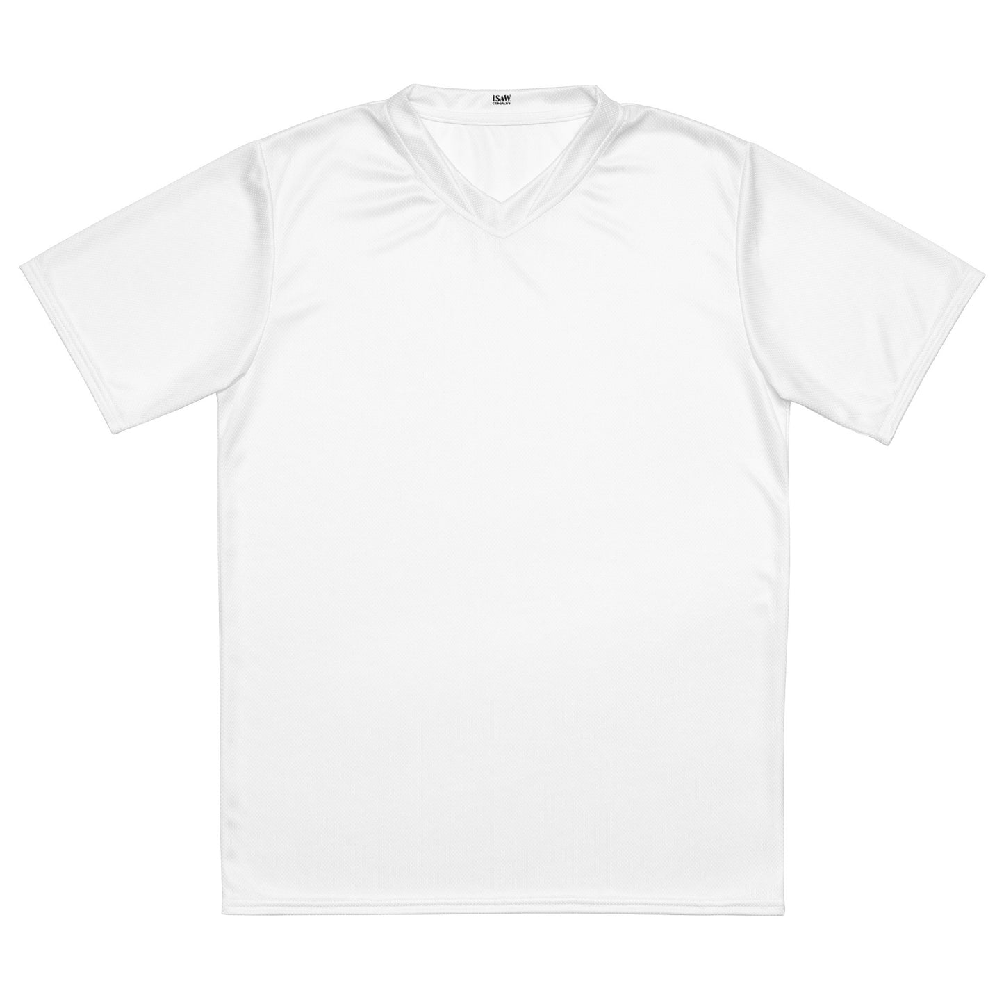 iSAW Unisex White Sports Jersey - iSAW Company