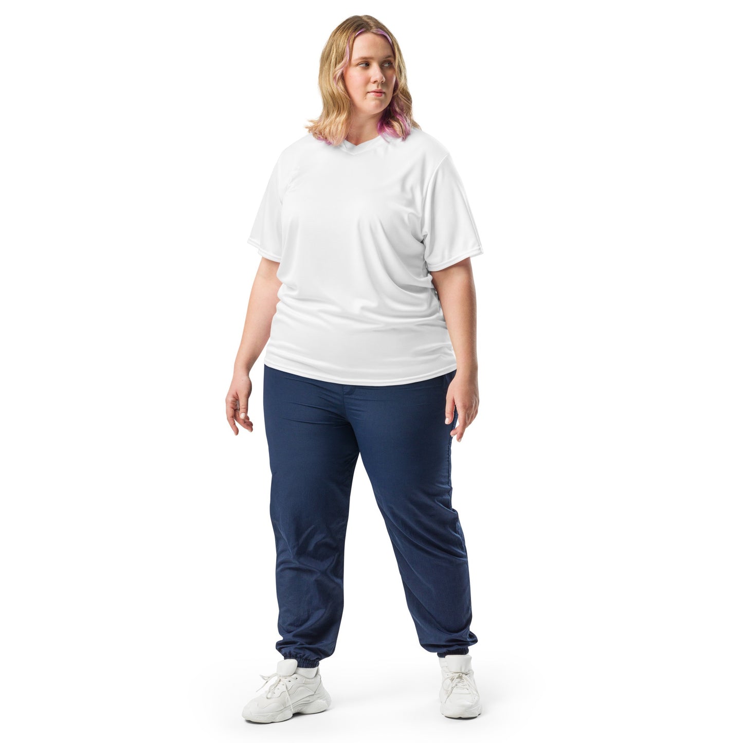 iSAW Unisex White Sports Jersey - iSAW Company