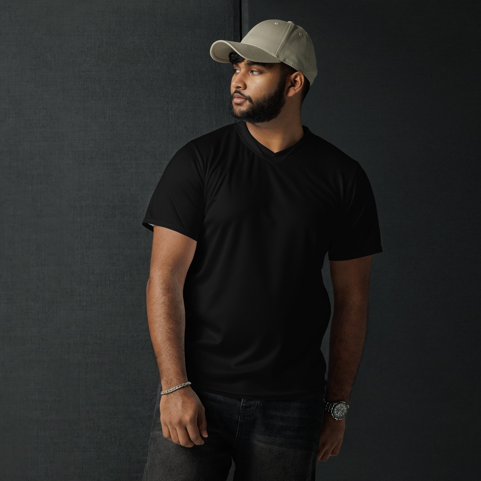 iSAW Unisex Black Sports Jersey - iSAW Company