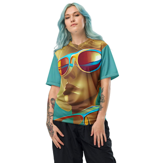 Retro Cool Blue - Womens Sports Jersey - iSAW Company