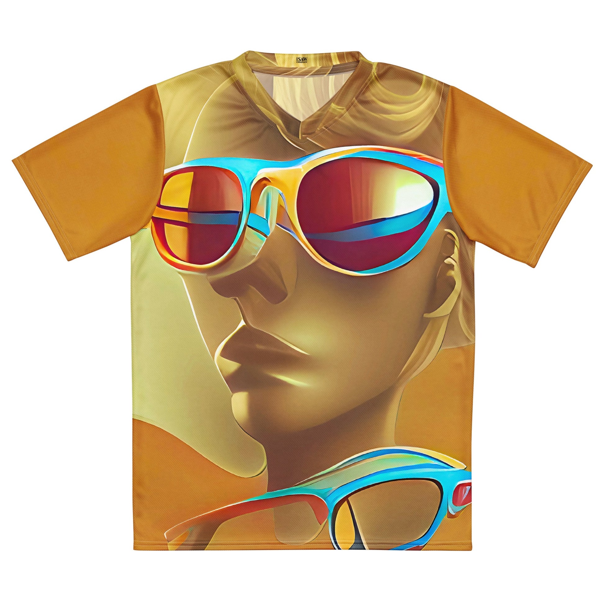 Retro Cool Orange - Womens Sports Jersey - iSAW Company