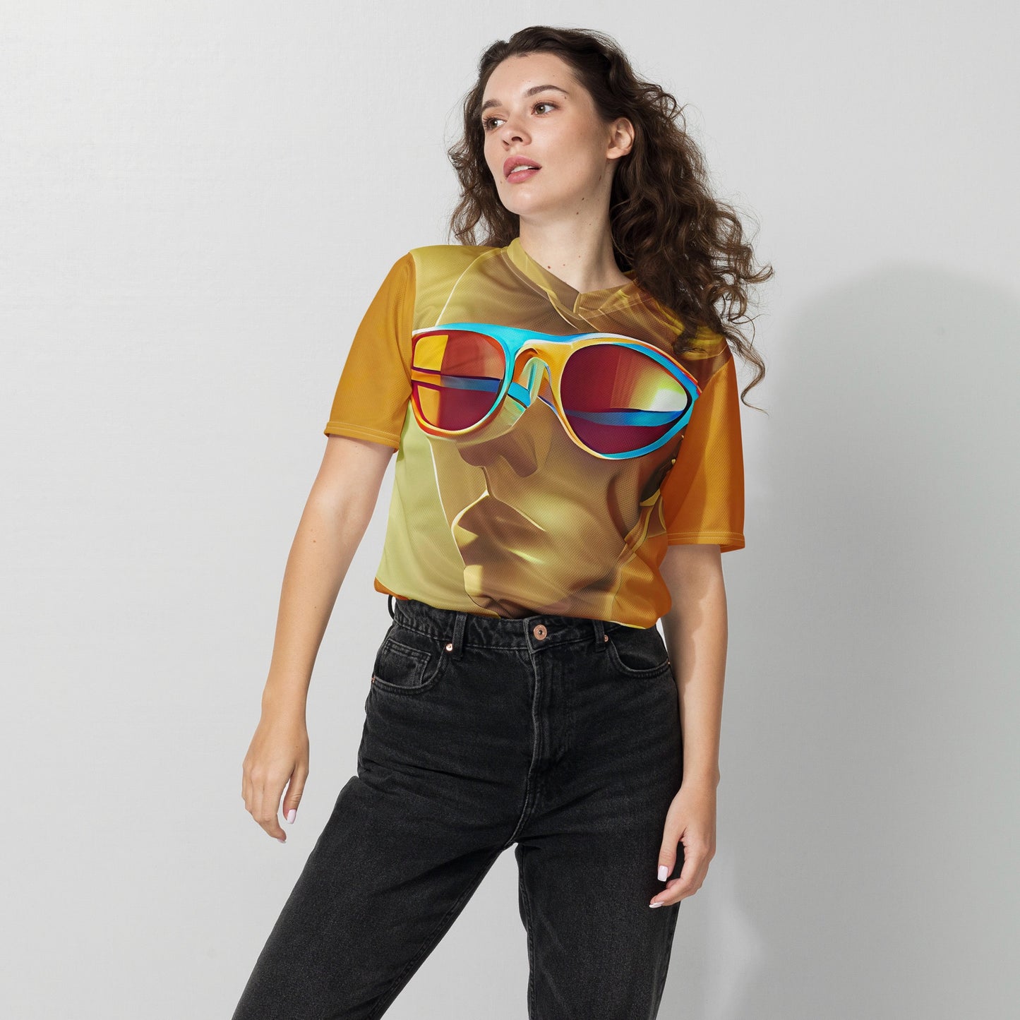 Retro Cool Orange - Womens Sports Jersey - iSAW Company