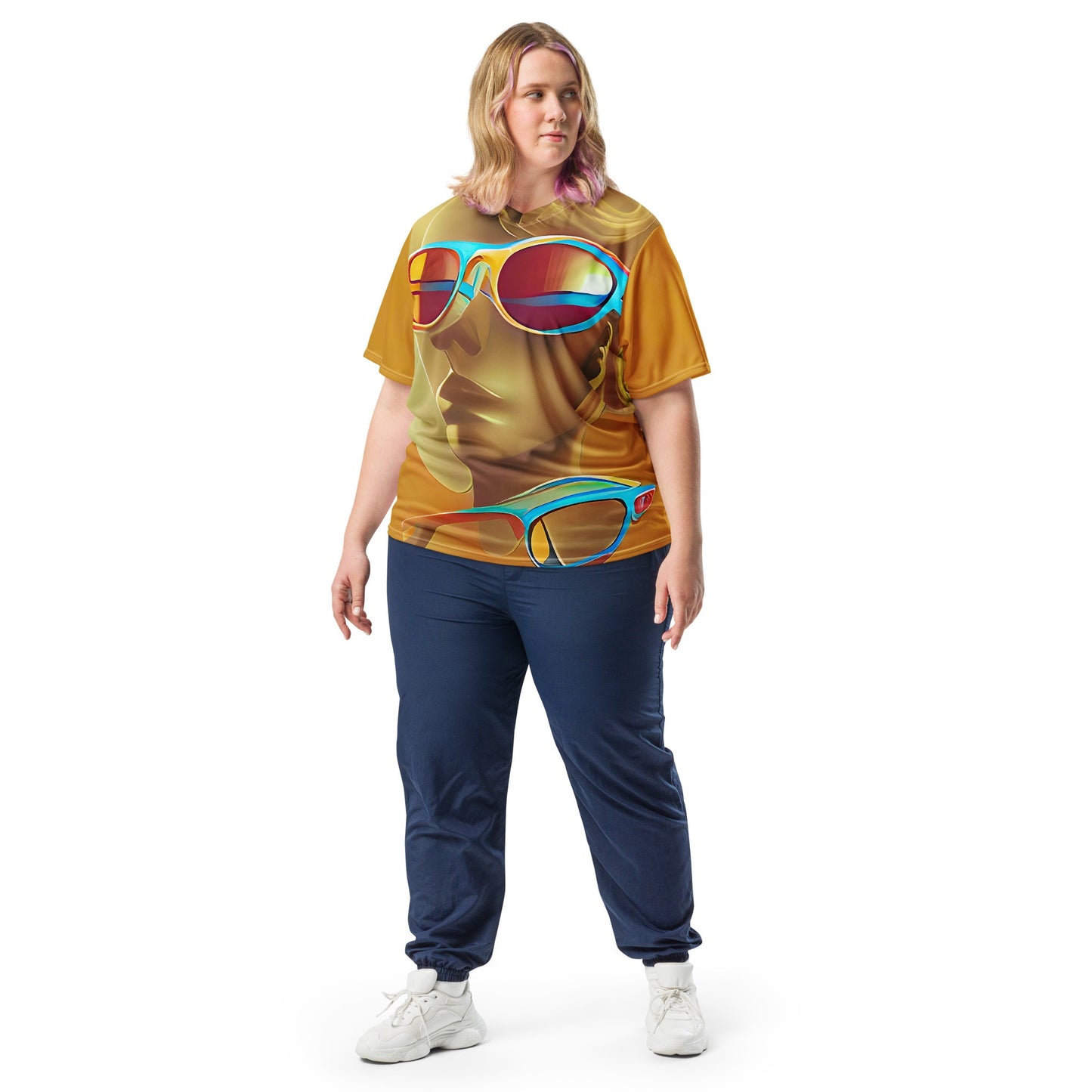 Retro Cool Orange - Womens Sports Jersey - iSAW Company