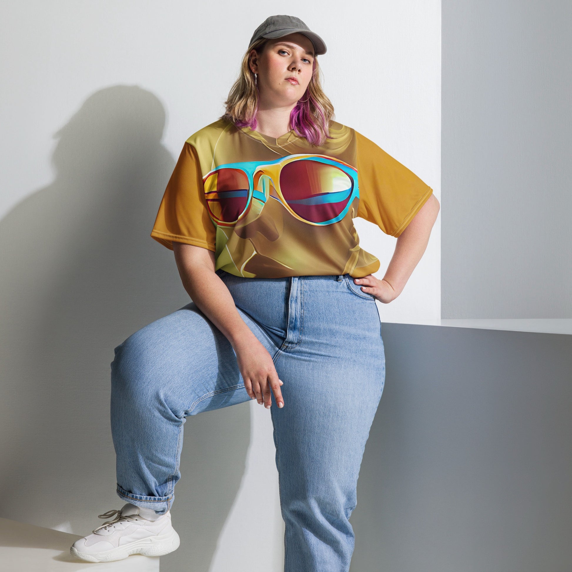 Retro Cool Orange - Womens Sports Jersey - iSAW Company