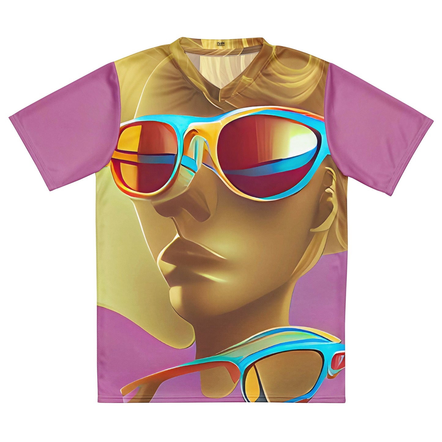 Retro Cool Pink - Womens Sports Jersey - iSAW Company