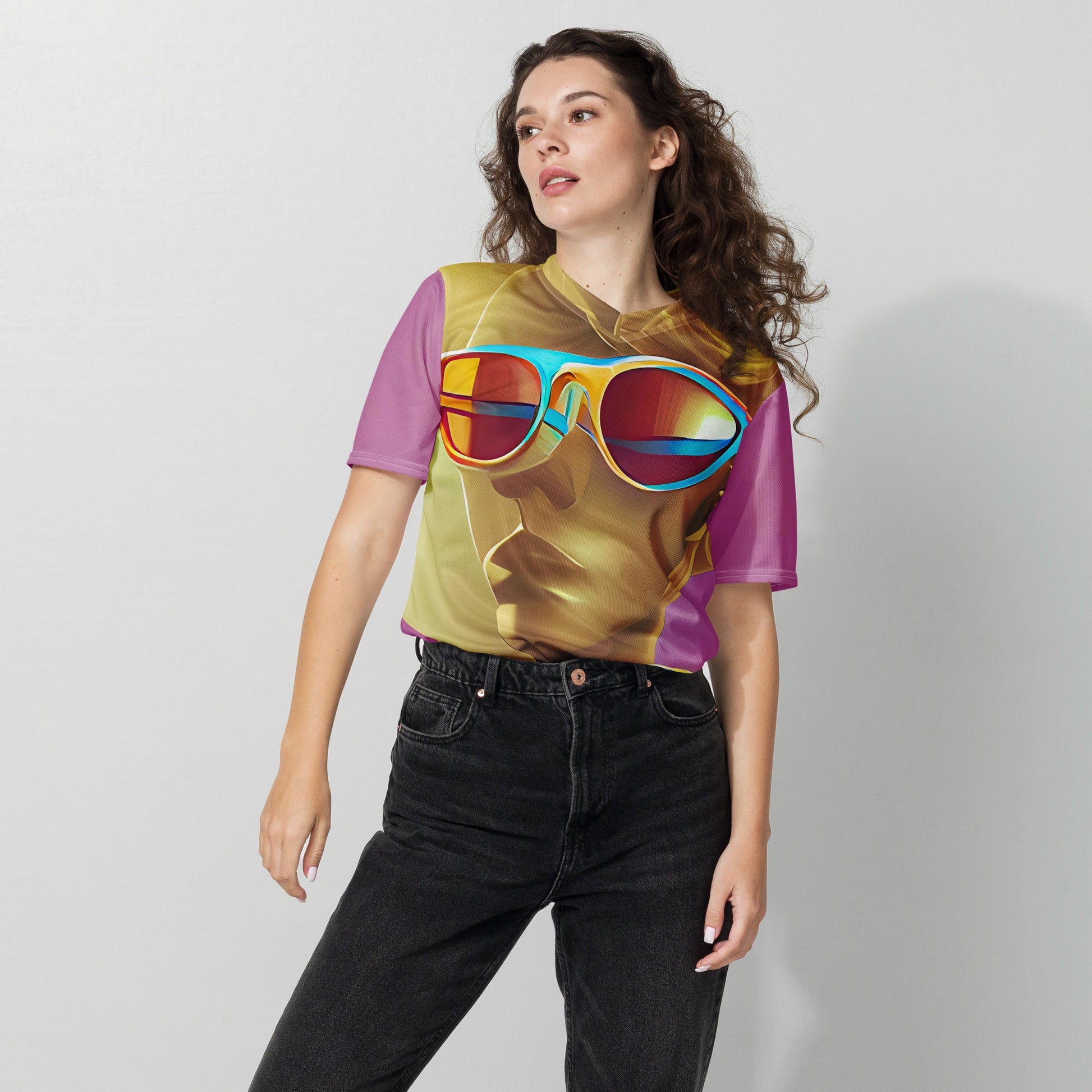 Retro Cool Pink - Womens Sports Jersey - iSAW Company
