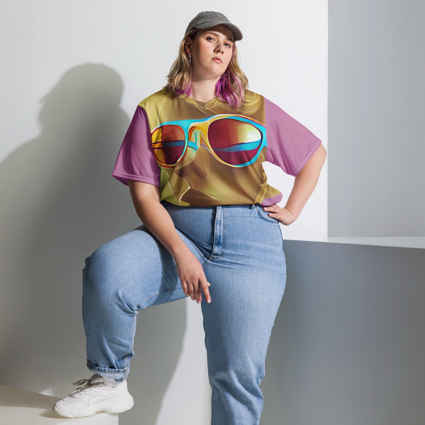Retro Cool Pink - Womens Sports Jersey - iSAW Company