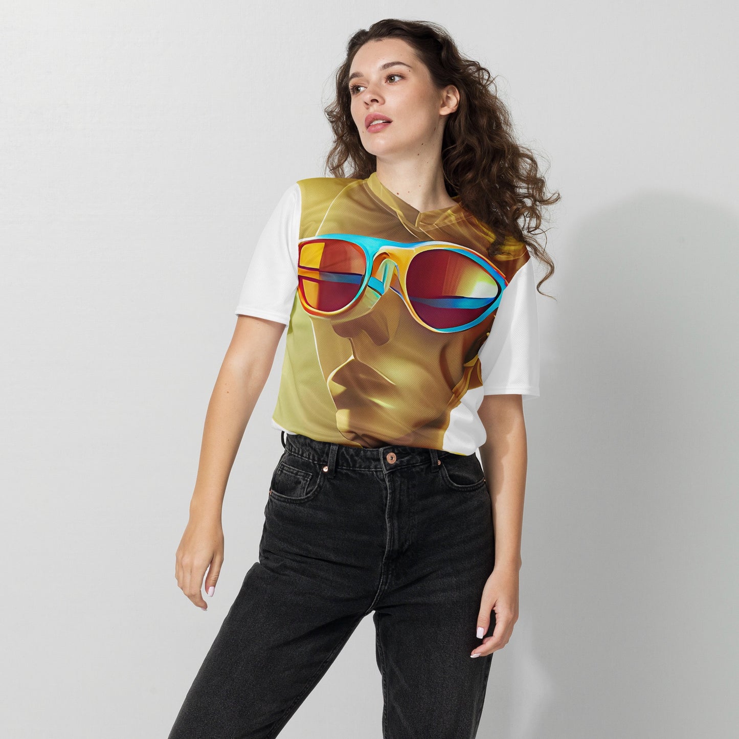 Retro Cool White - Womens Sports Jersey - iSAW Company