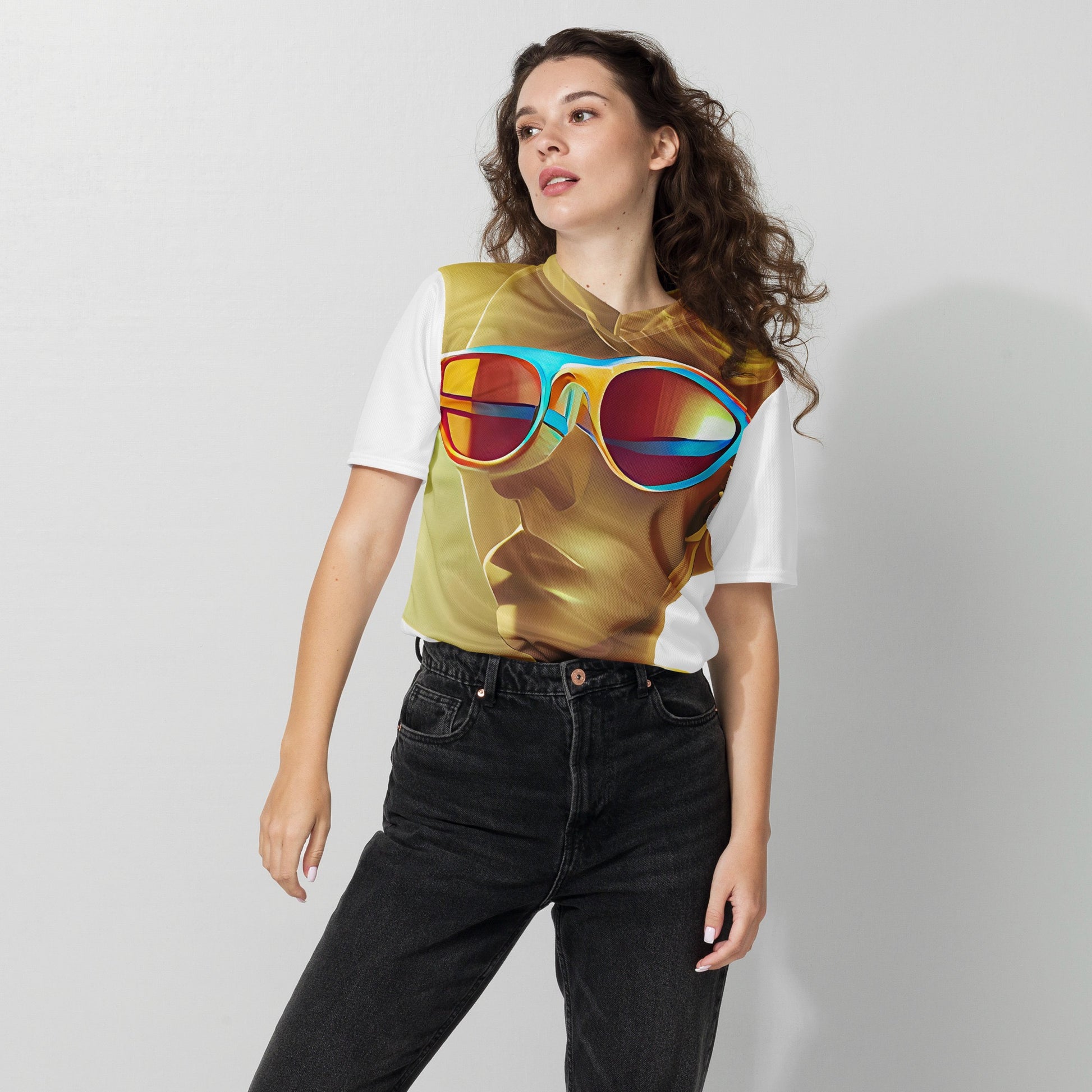 Retro Cool White - Womens Sports Jersey - iSAW Company