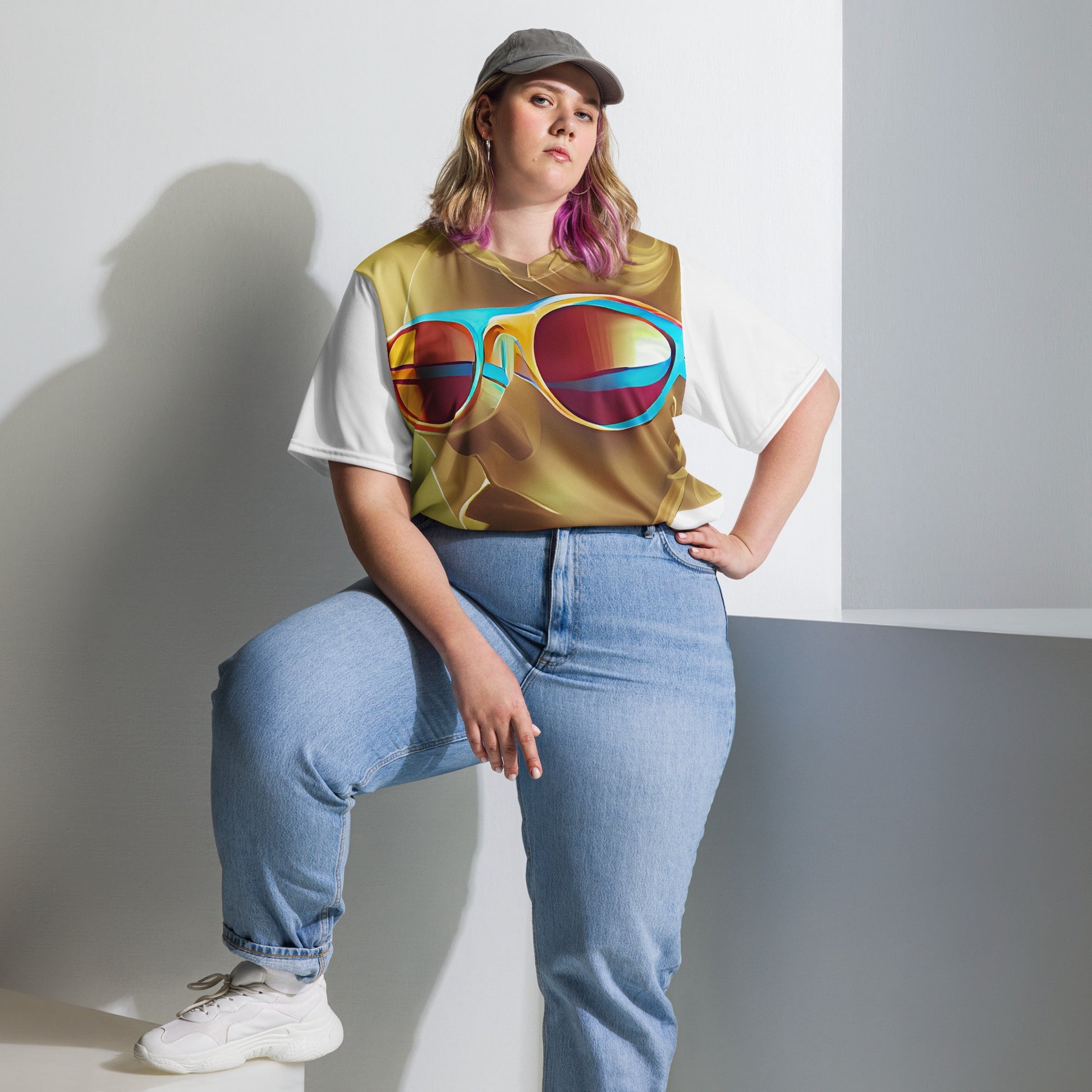 Retro Cool White - Womens Sports Jersey - iSAW Company