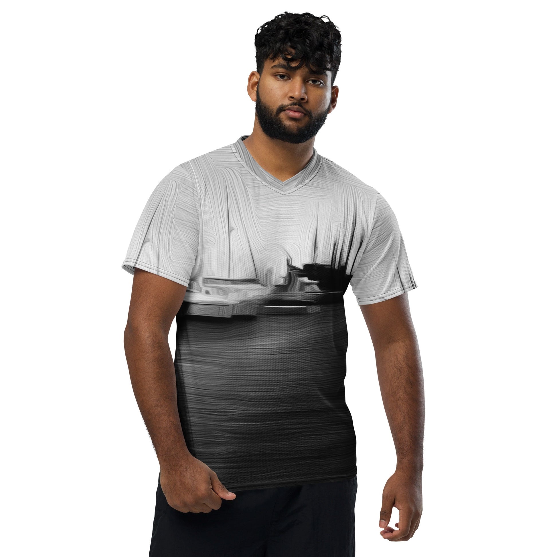 The Sleeping Yachts (at Night) - Unisex Sports Jersey - iSAW Company
