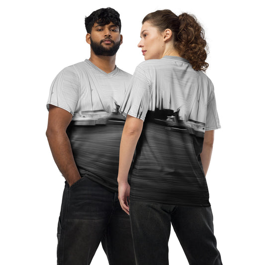 The Sleeping Yachts (at Night) - Unisex Sports Jersey - iSAW Company
