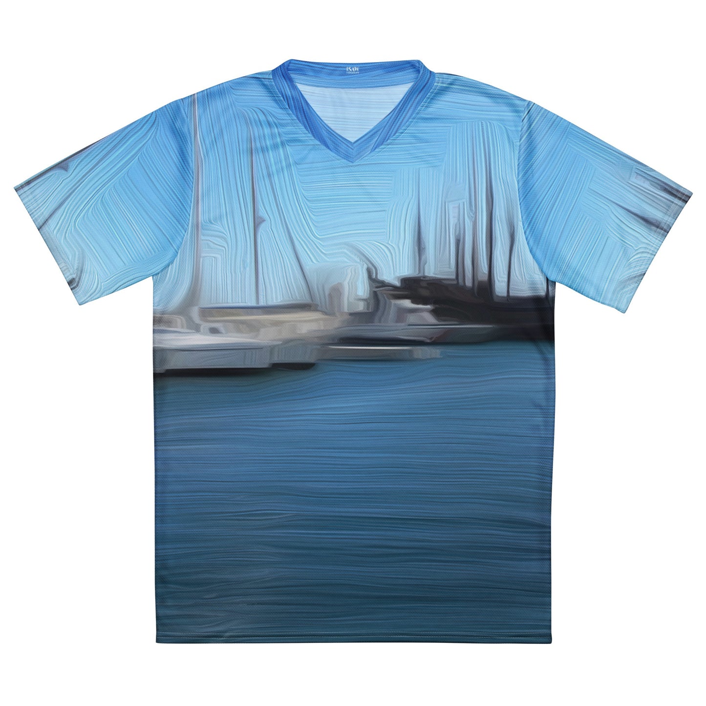 The Sleeping Yachts (at Morning) - Unisex Sports Jersey - iSAW Company