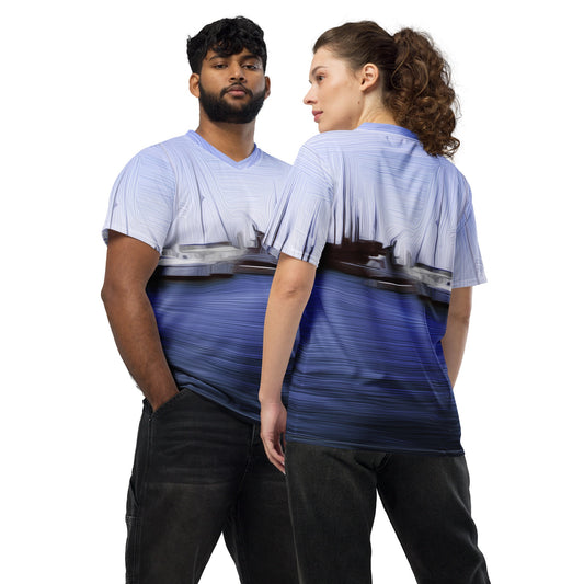 The Sleeping Yachts (at Afternoon) - Unisex Sports Jersey - iSAW Company
