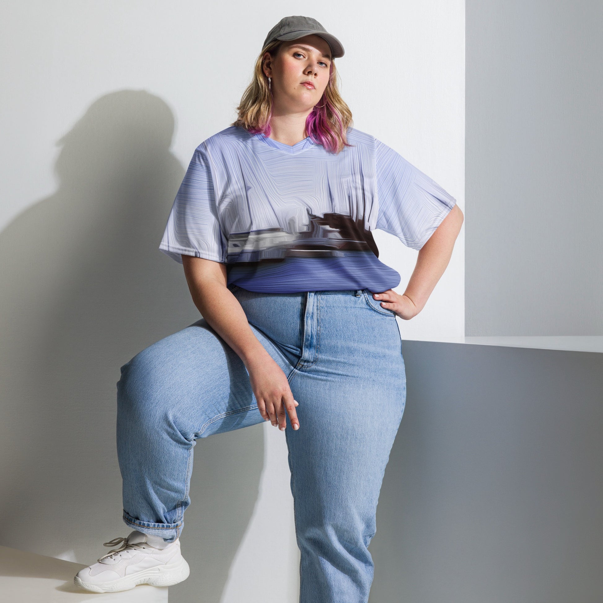 The Sleeping Yachts (at Afternoon) - Unisex Sports Jersey - iSAW Company