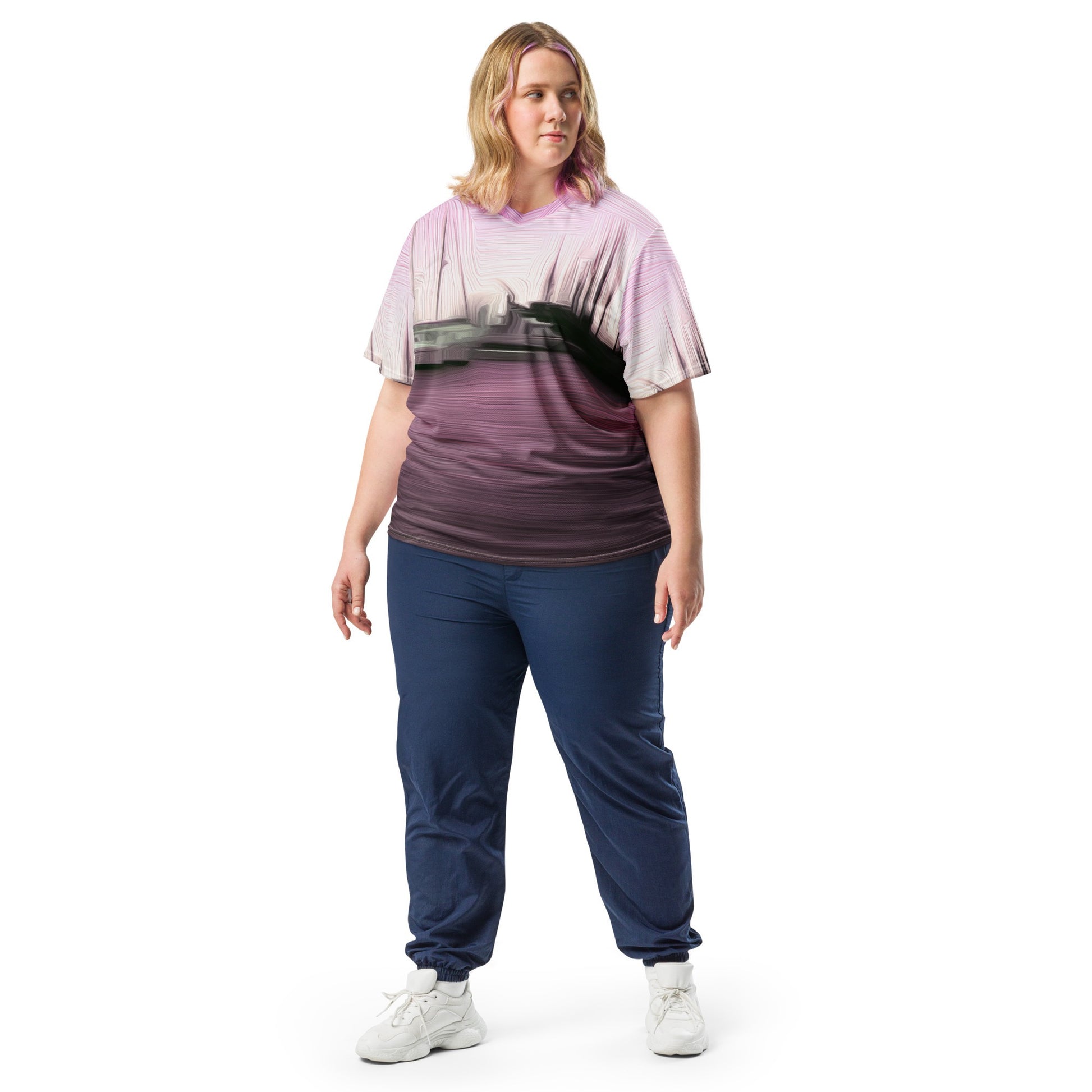 The Sleeping Yachts (at Evening) - Unisex Sports Jersey - iSAW Company