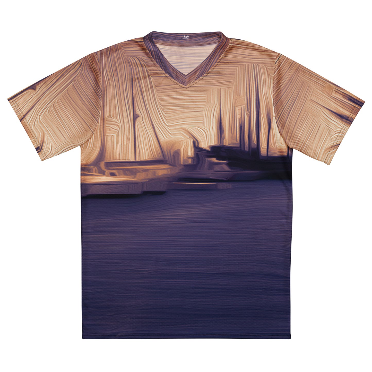 The Sleeping Yachts (at Sunset) - Unisex Sports Jersey - iSAW Company