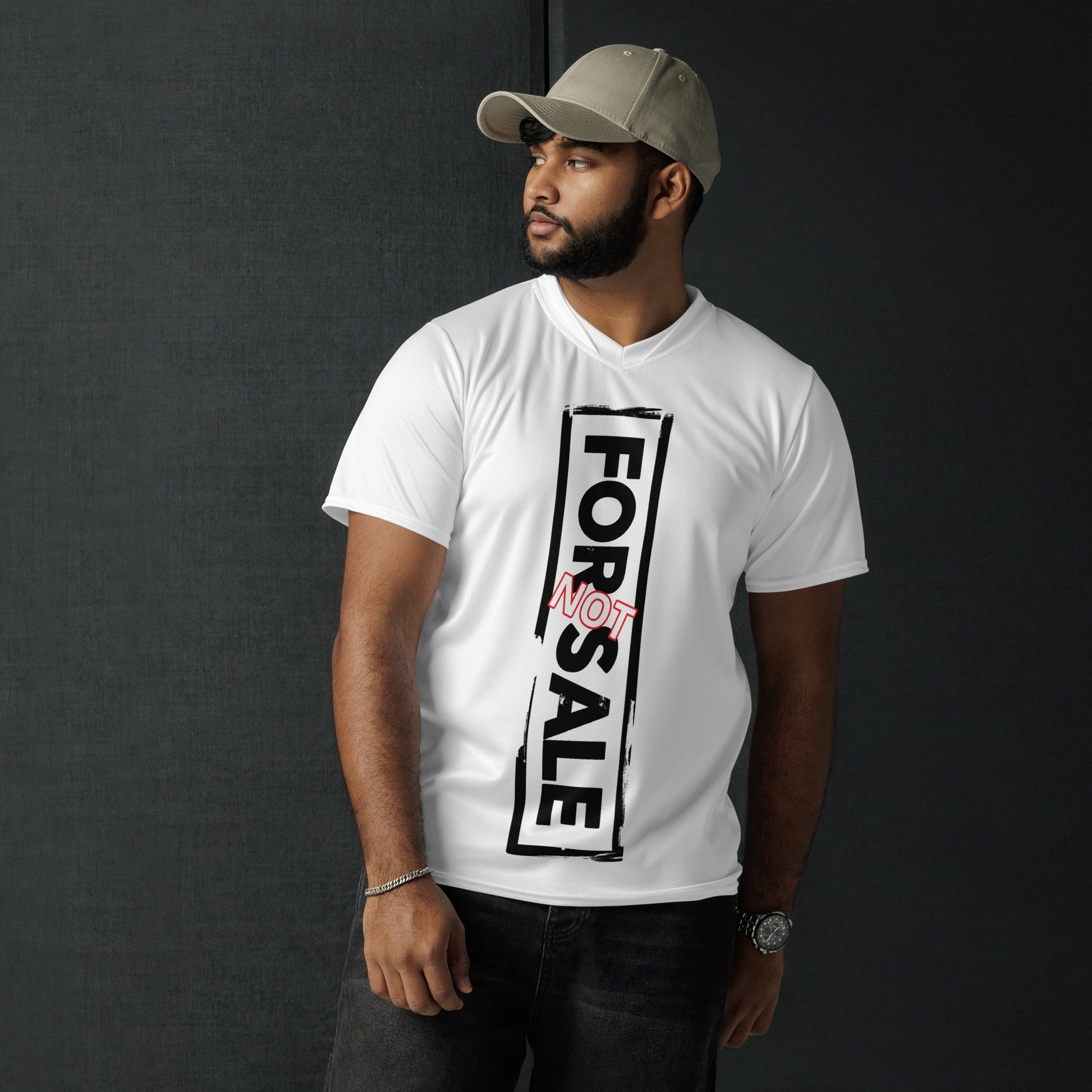 Not For Sale Black Stamp - Unisex Sports Jersey - iSAW Company