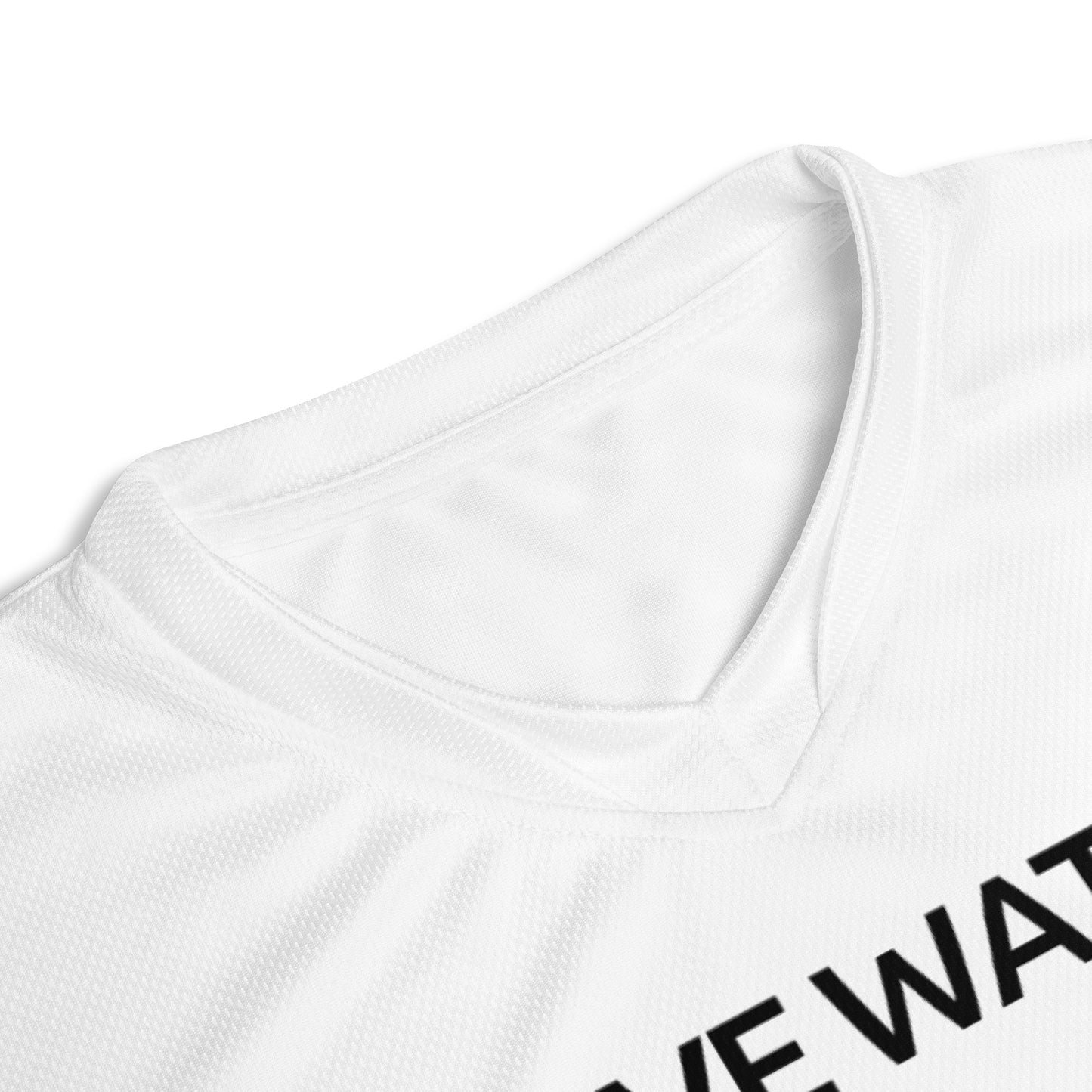 Save Water Give Me Wine - Womens White Sports Jersey - iSAW Company