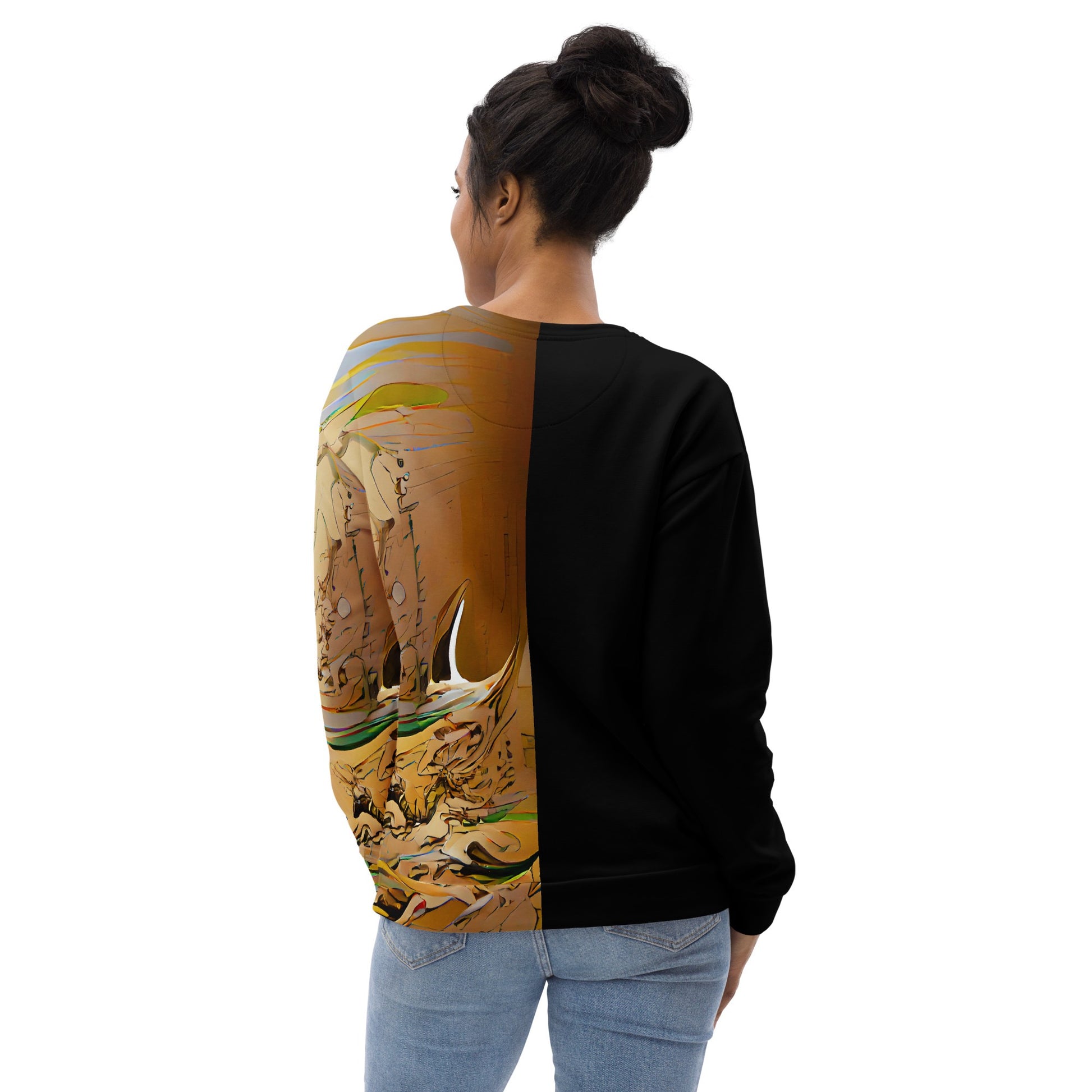 Half Black Half Gāolàng - Unisex Sweatshirt - iSAW Company