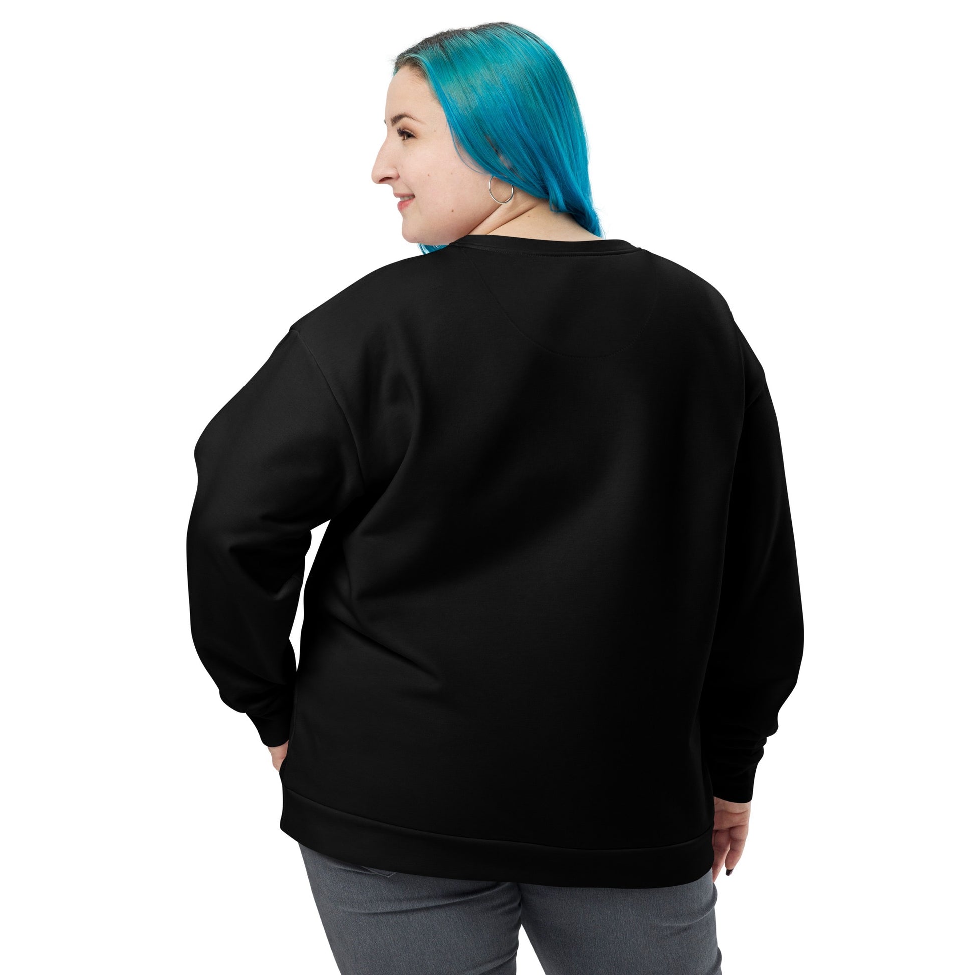 iSAW Unisex Black Sweatshirt - iSAW Company