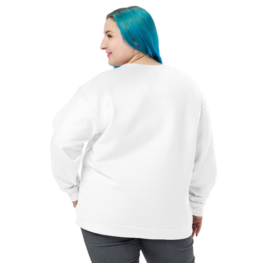 iSAW Unisex White Sweatshirt - iSAW Company