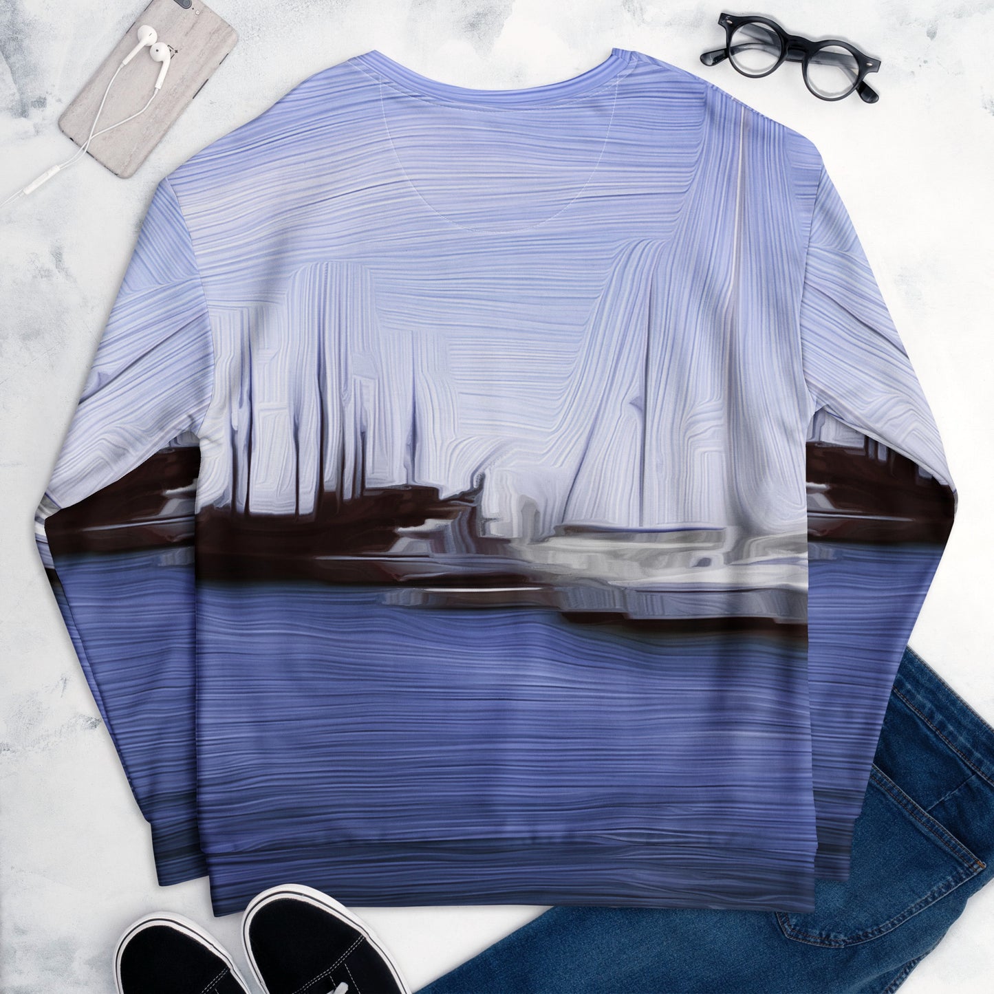 The Sleeping Yachts (at Afternoon) - Unisex Sweatshirt - iSAW Company
