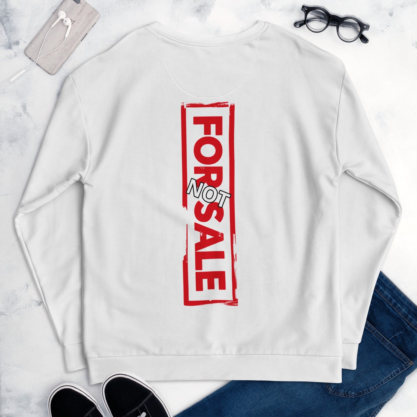 Not For Sale Red Stamp - Unisex Sweatshirt - iSAW Company