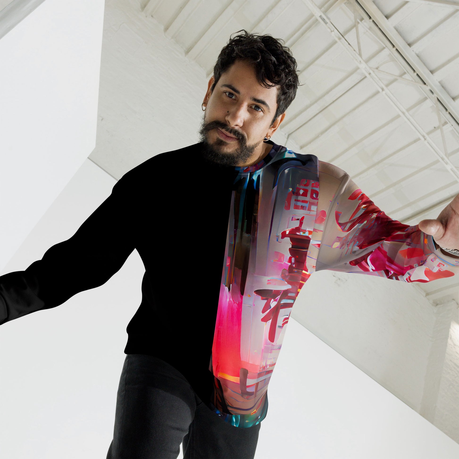 Half Black Half Báijiǔ - Unisex Sweatshirt - iSAW Company