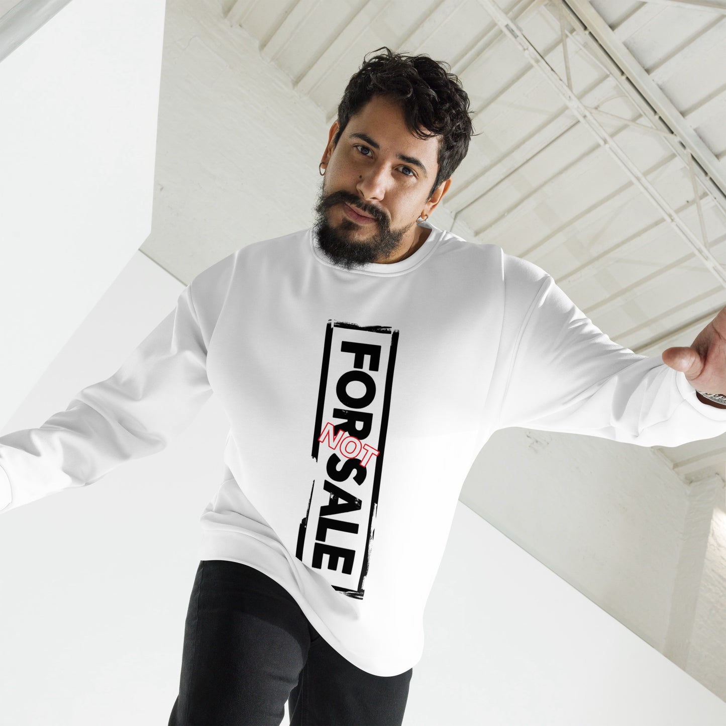 Not For Sale Black Stamp - Unisex Sweatshirt - iSAW Company