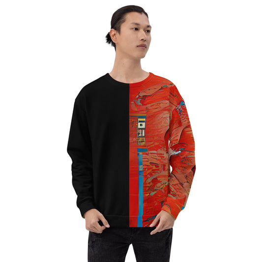 Half Black Half Hónghǎi - Unisex Sweatshirt - iSAW Company