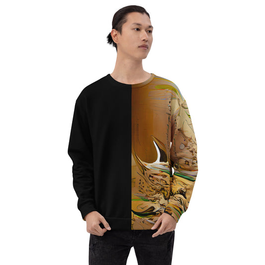 Half Black Half Gāolàng - Unisex Sweatshirt - iSAW Company
