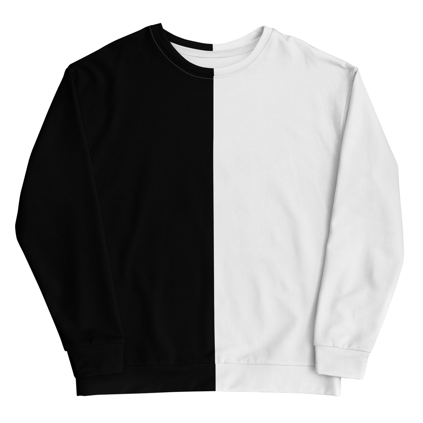 Half Black Half White - Unisex Sweatshirt - iSAW Company