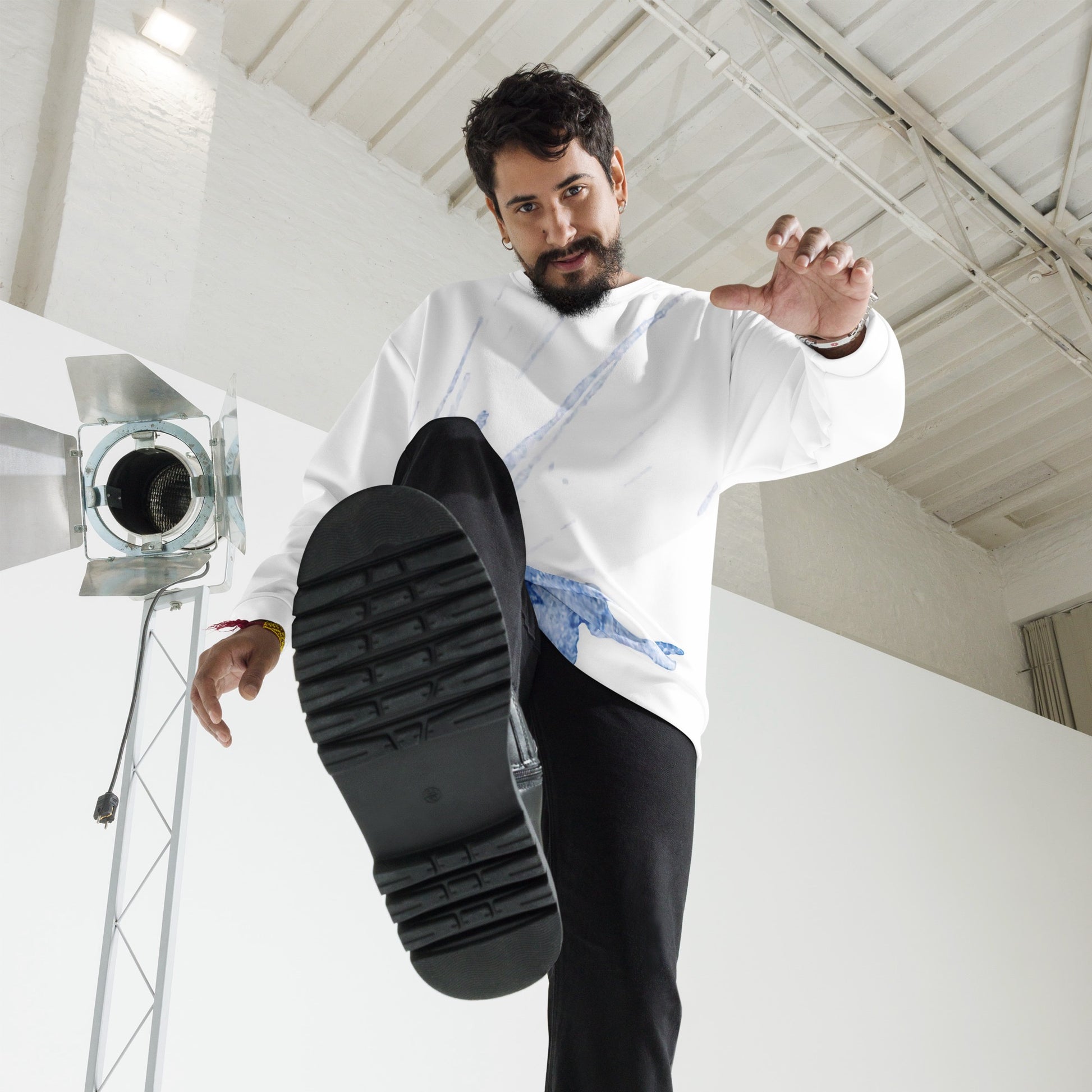 Watercolour Blue Splash - Unisex Sweatshirt - iSAW Company