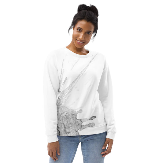 Watercolour Grey Splash - Unisex Sweatshirt - iSAW Company