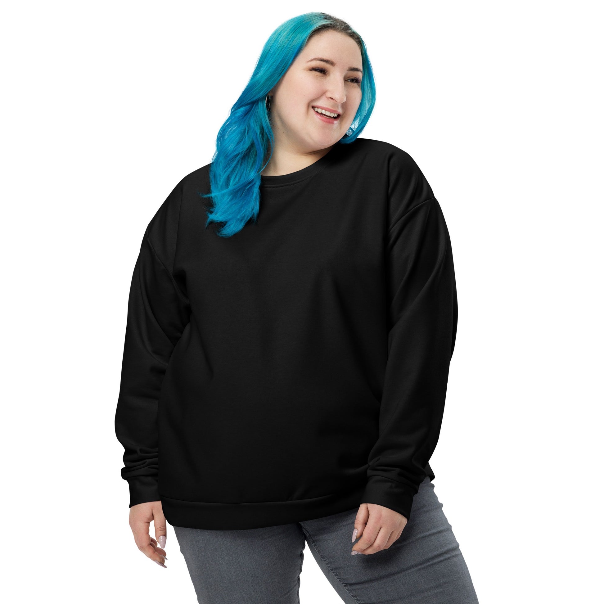 iSAW Unisex Black Sweatshirt - iSAW Company