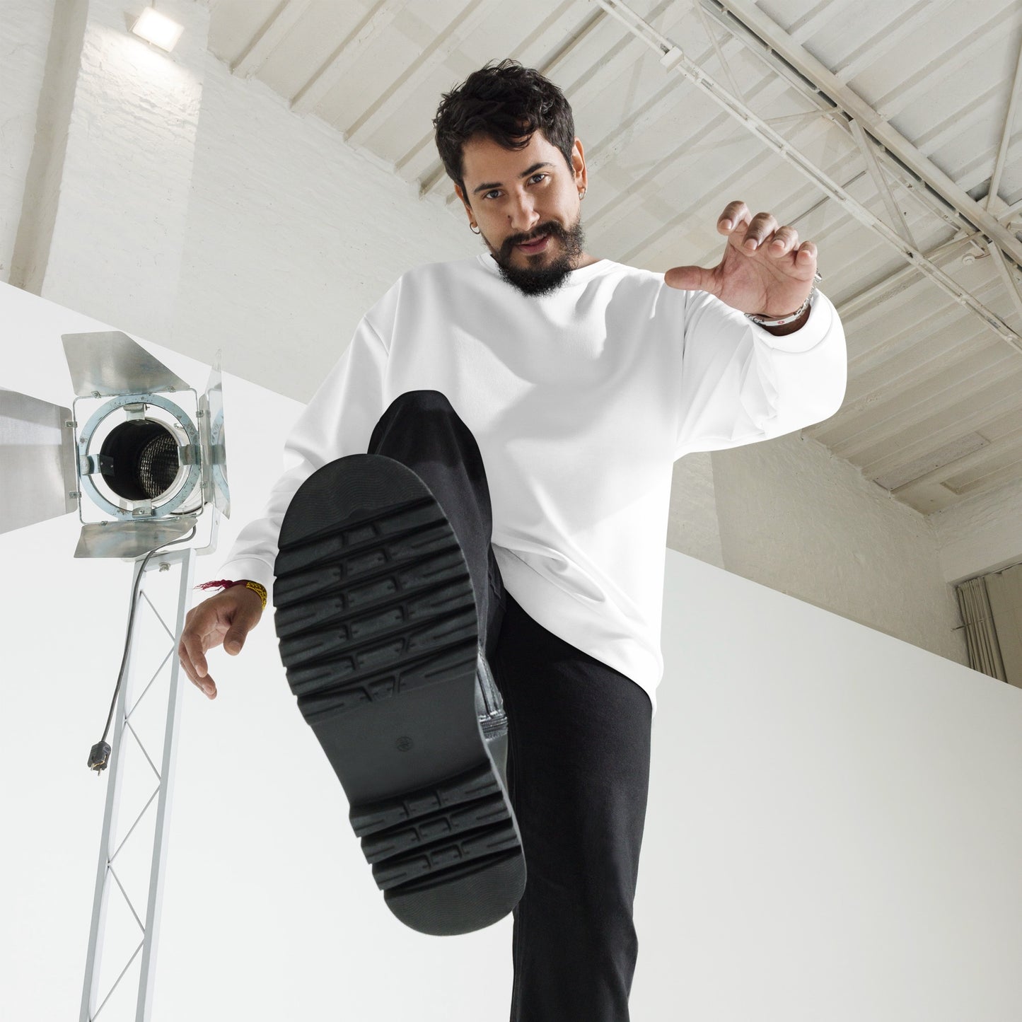 iSAW Unisex White Sweatshirt - iSAW Company