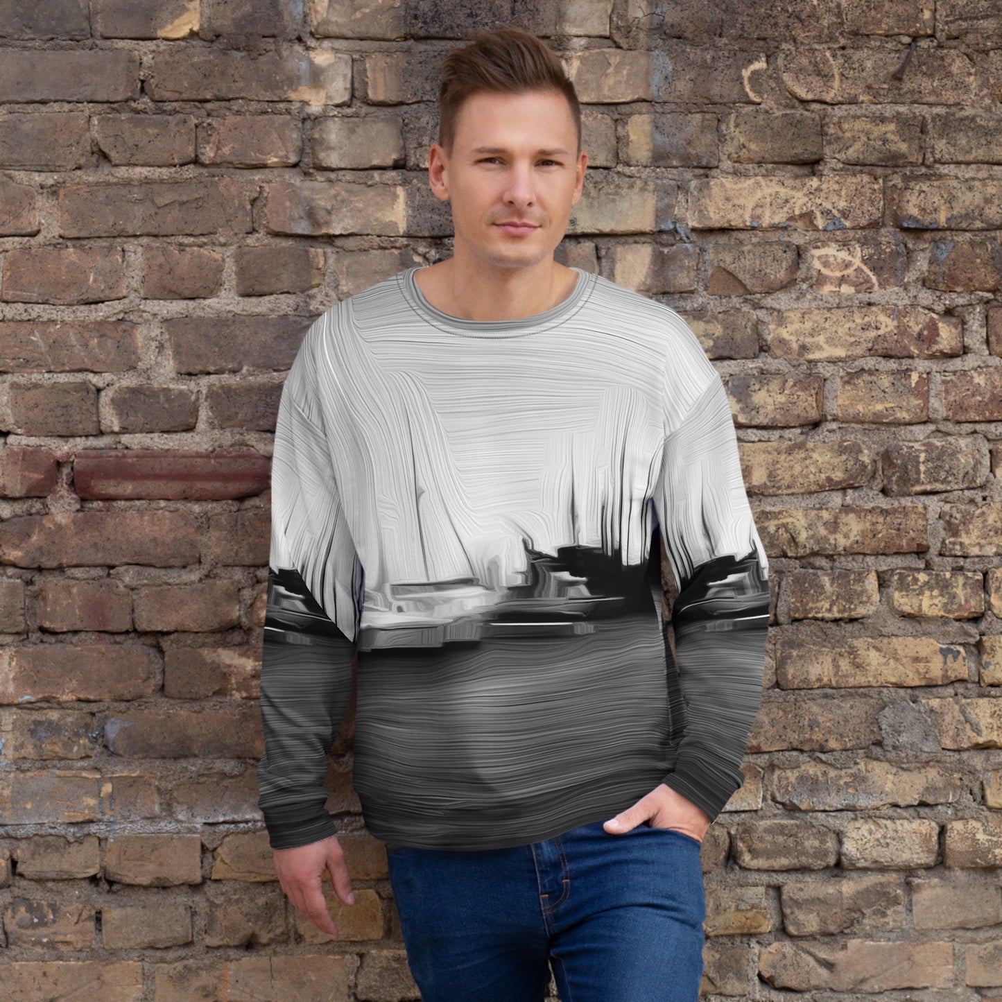 The Sleeping Yachts (at Night) - Unisex Sweatshirt - iSAW Company