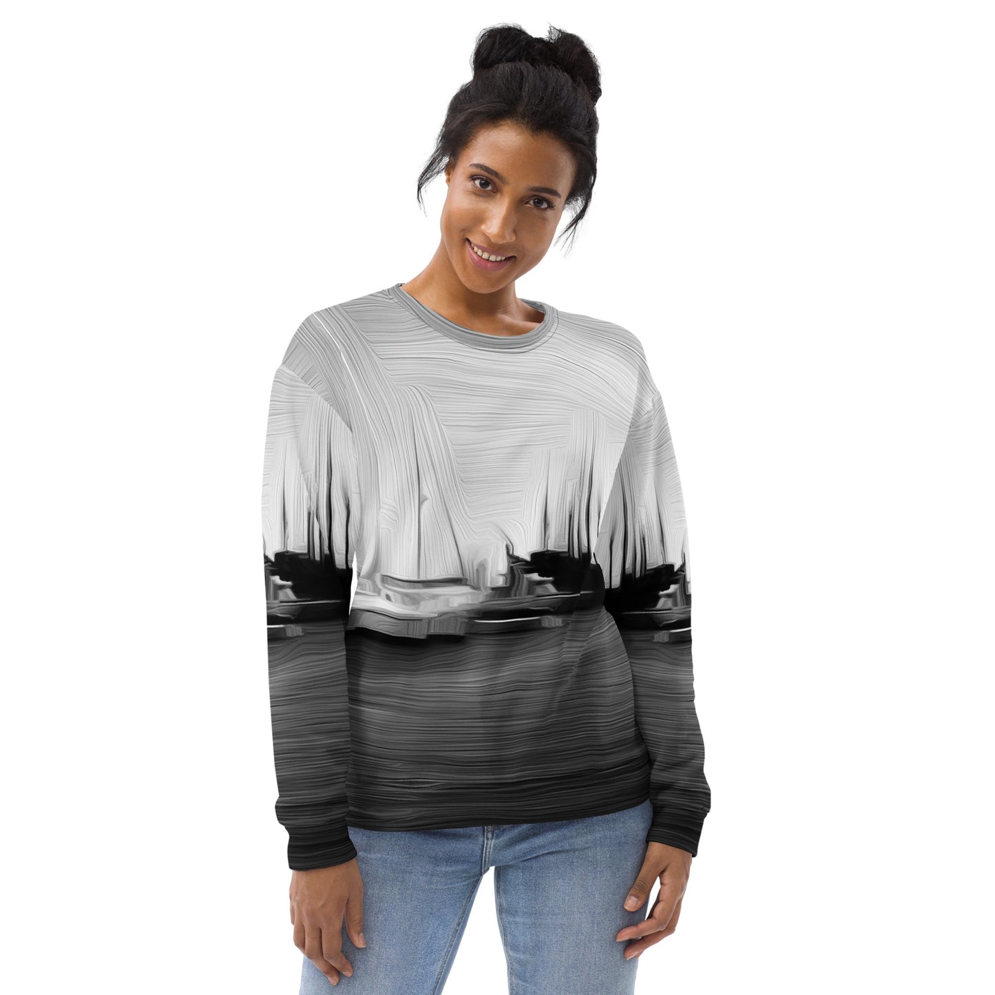 The Sleeping Yachts (at Night) - Unisex Sweatshirt - iSAW Company