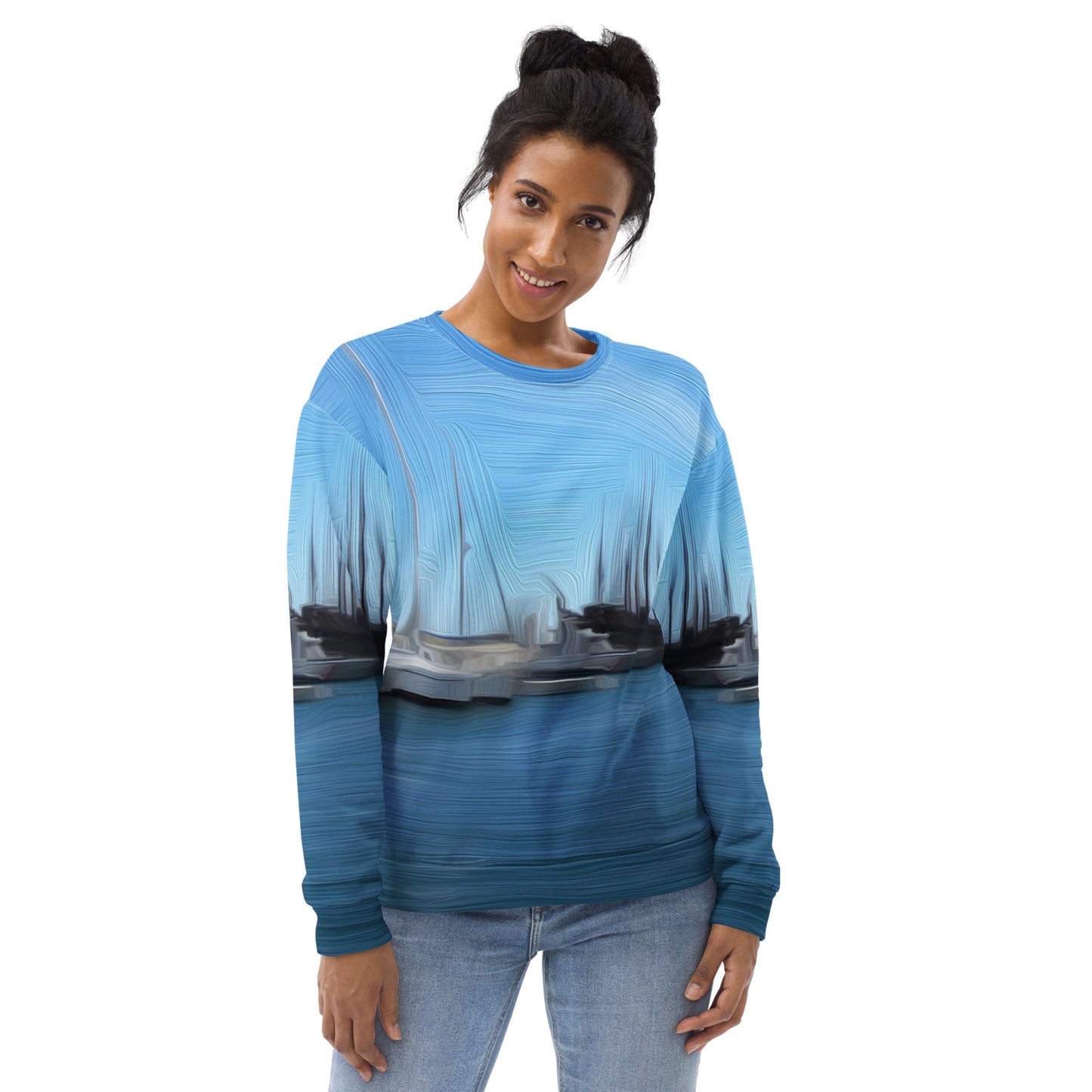 The Sleeping Yachts (at Morning) - Unisex Sweatshirt - iSAW Company