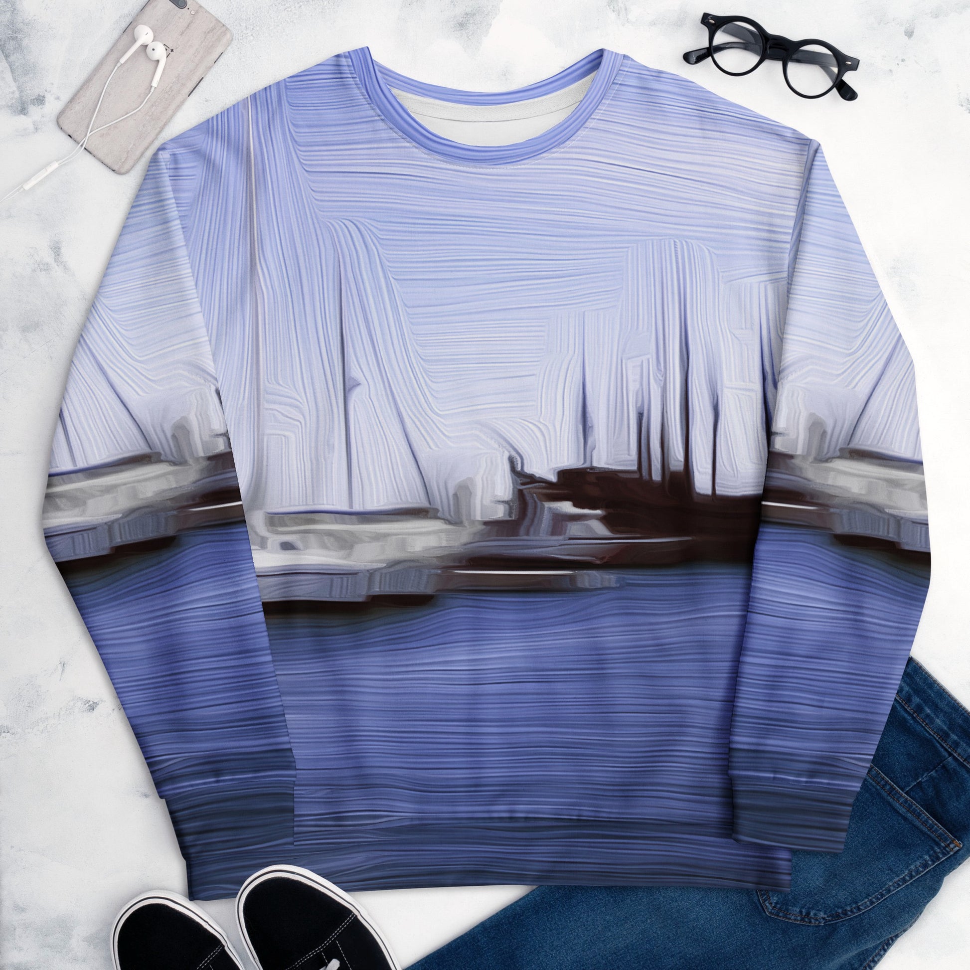 The Sleeping Yachts (at Afternoon) - Unisex Sweatshirt - iSAW Company
