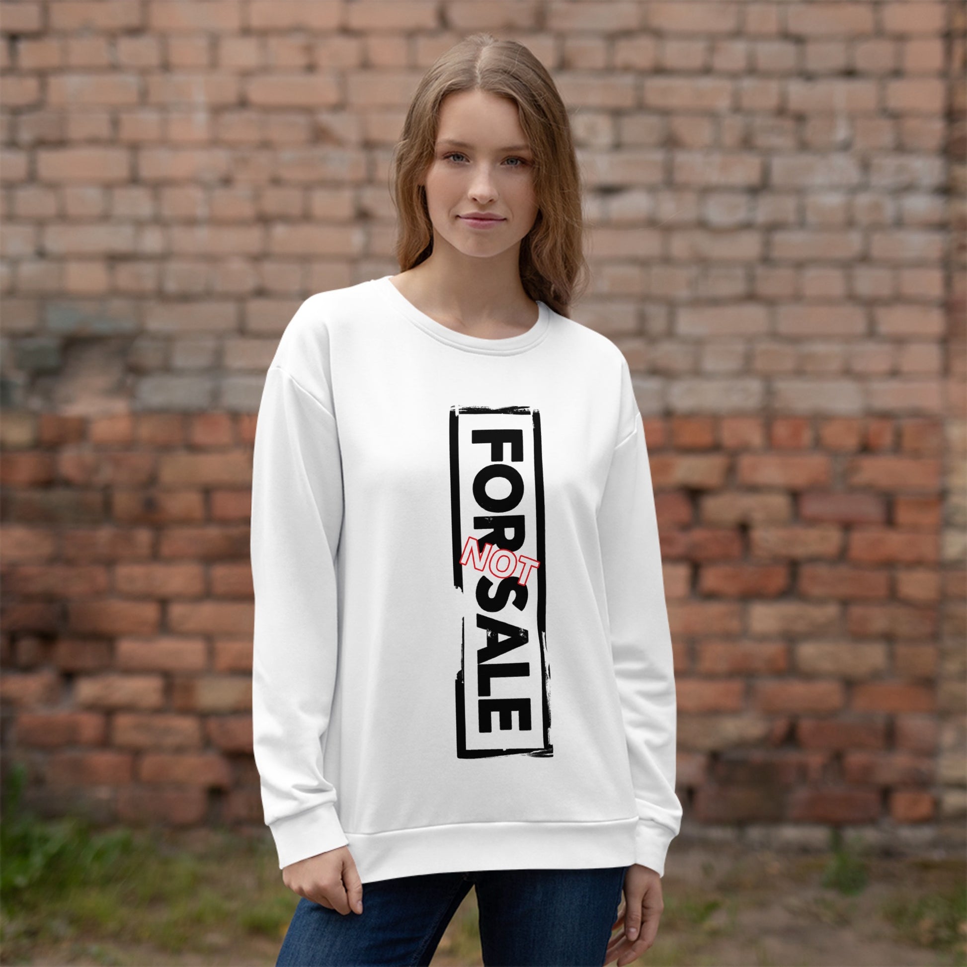 Not For Sale Black Stamp - Unisex Sweatshirt - iSAW Company