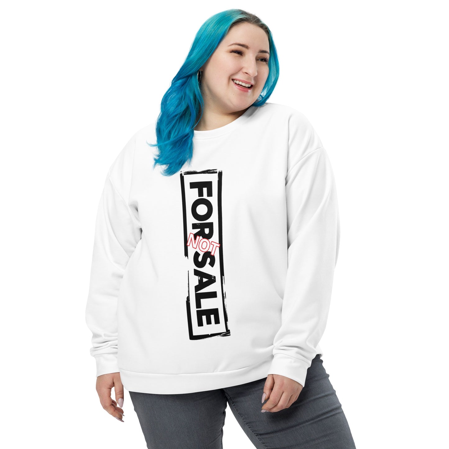 Not For Sale Black Stamp - Unisex Sweatshirt - iSAW Company