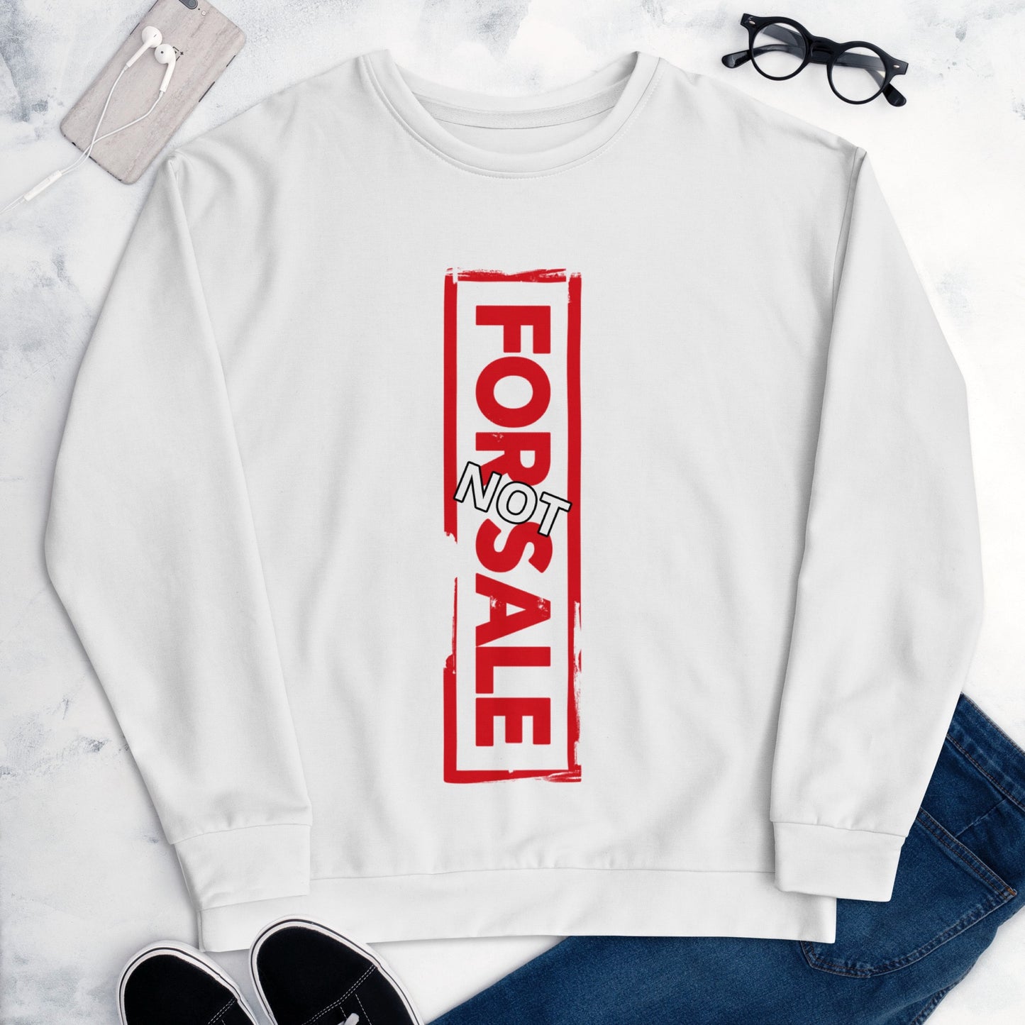 Not For Sale Red Stamp - Unisex Sweatshirt - iSAW Company